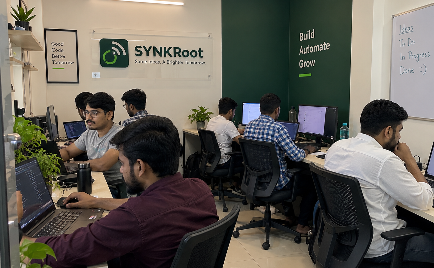 Connected workflow workspace