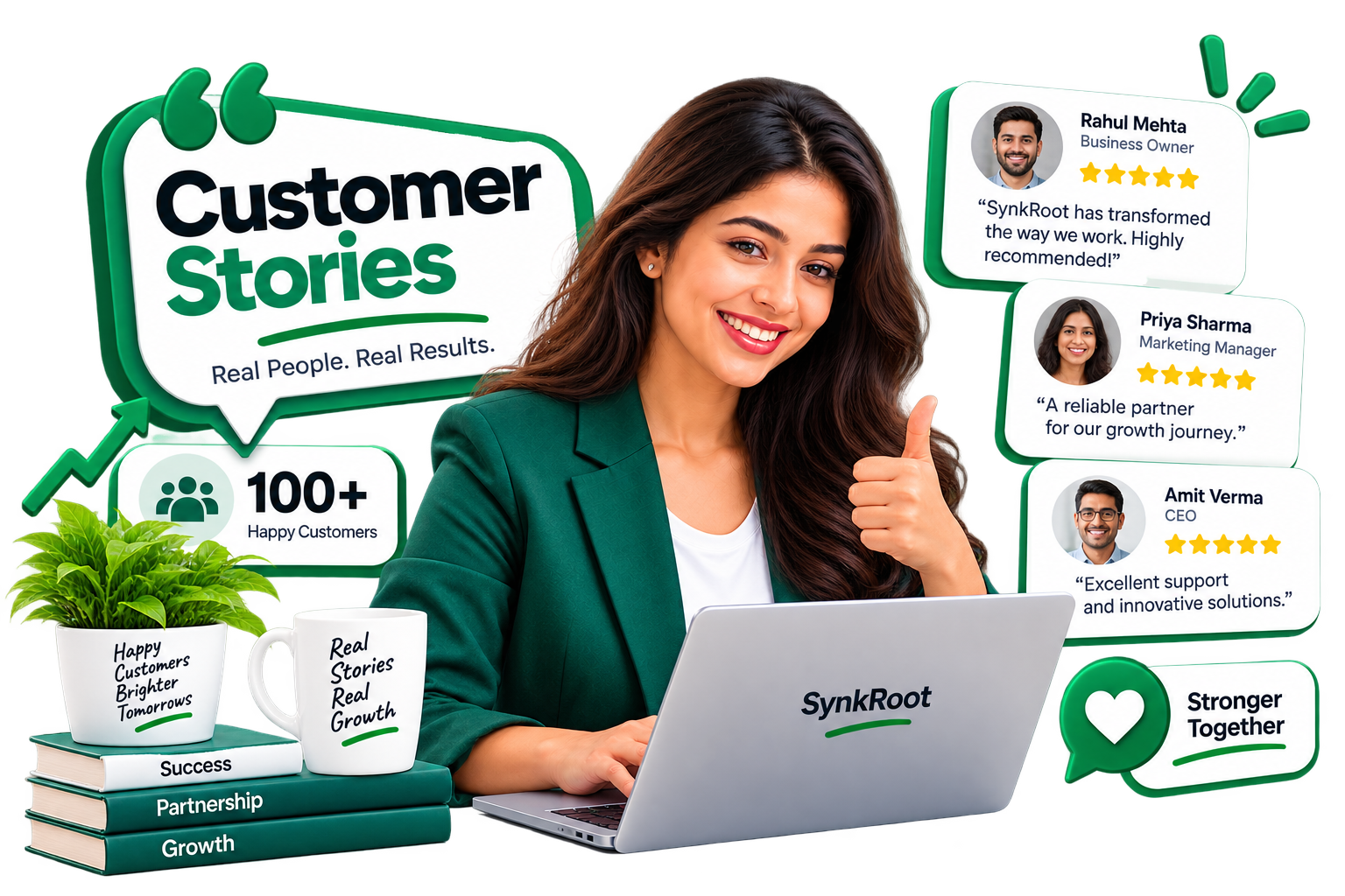 SynkRoot customer partnerships