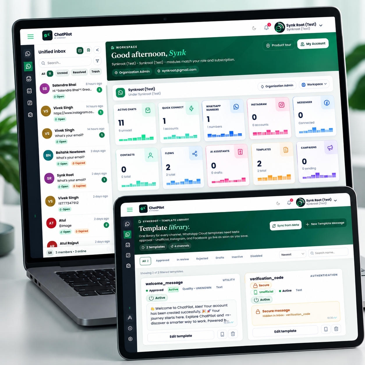 SynkRoot products overview