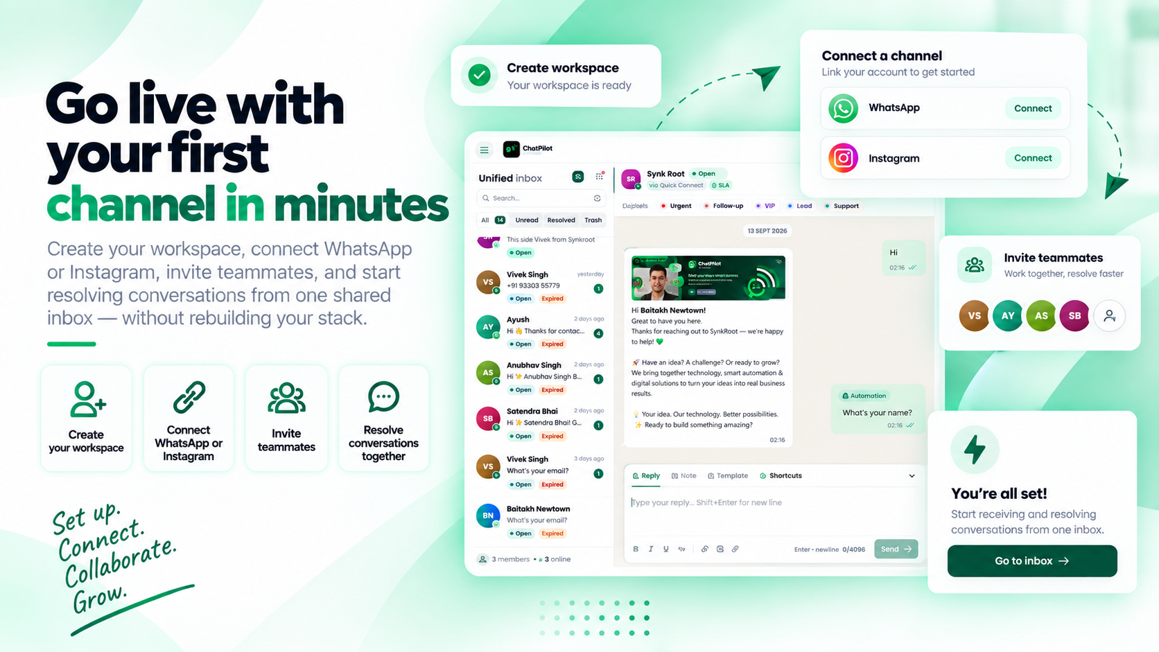 ChatPilot product workspace