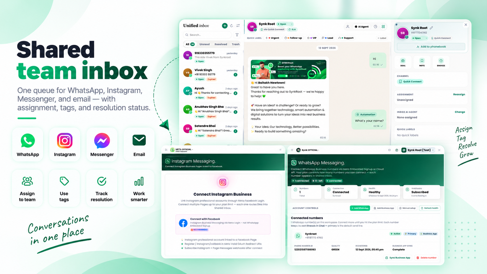 Shared team inbox