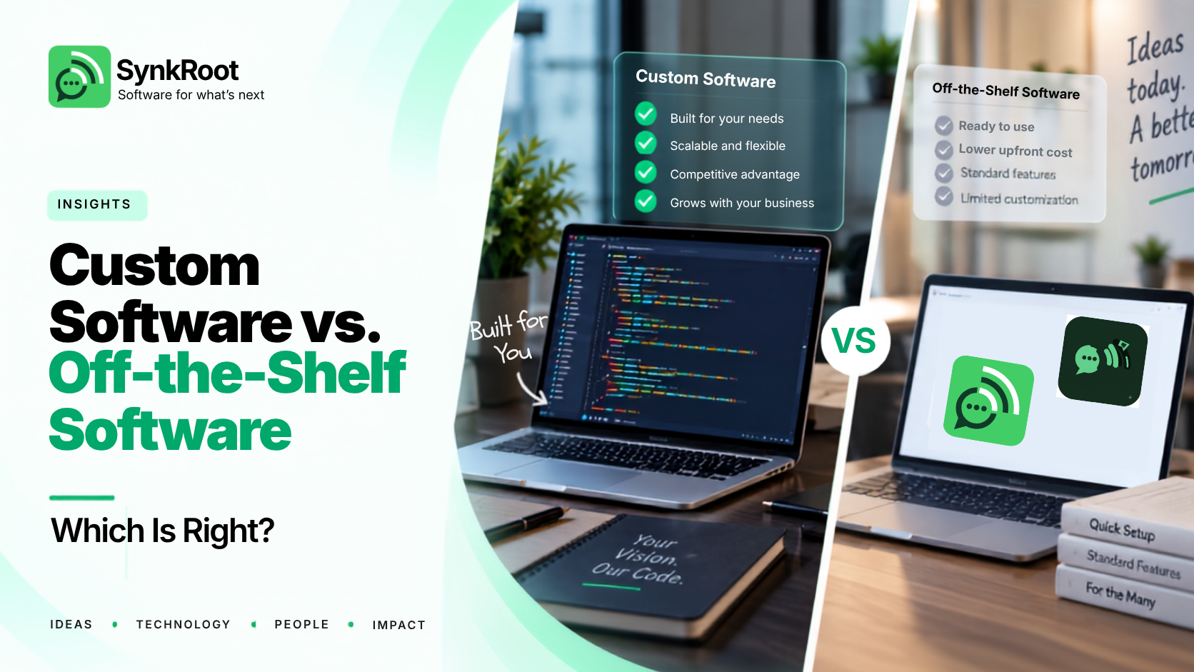 Custom Software vs. Off-the-Shelf Software: Which Is Right?