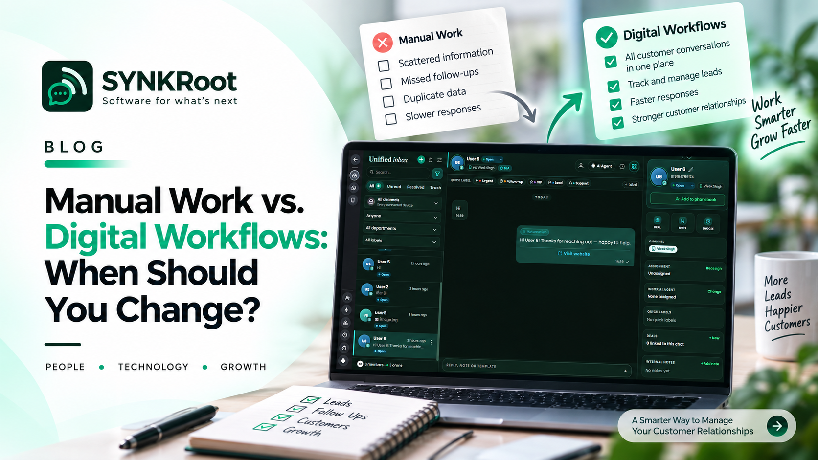 Manual Work vs. Digital Workflows: When Should You Change?